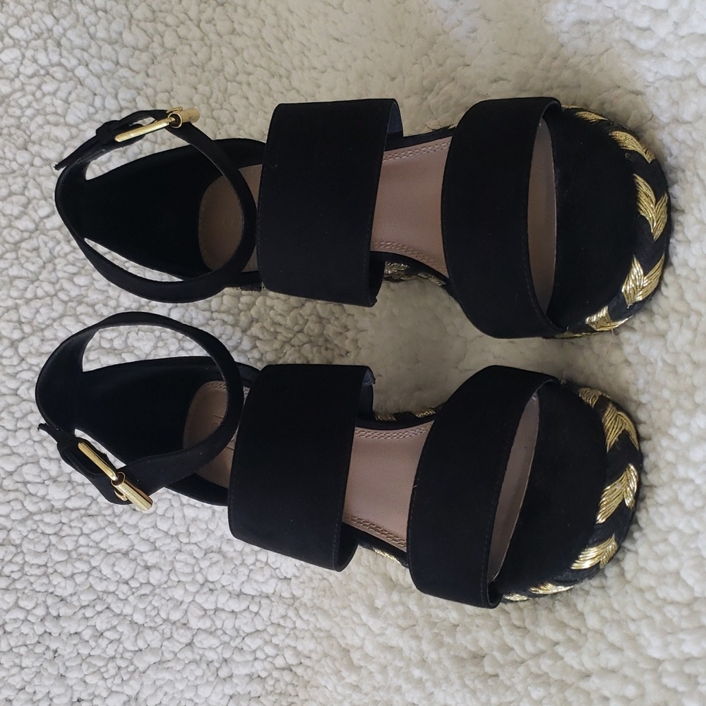 ASOS Espadrille Ankle Strap Wedge Sandal Size 6 NEW - Picture 3 of 9